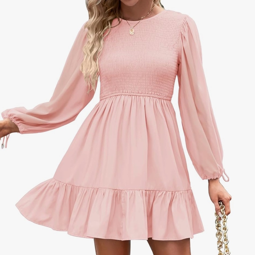 Sparkly Short Homecoming Dresses for Teens Hot One Shoulder Long Sleeve Tiered Mini Cocktail Party Gown main image 1